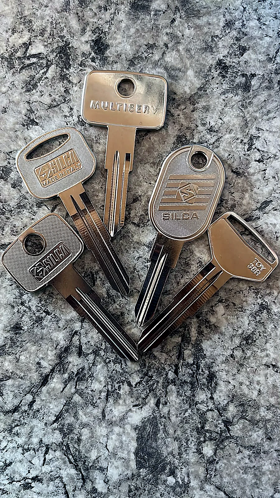 House keys cut by Ilanga Locksmith